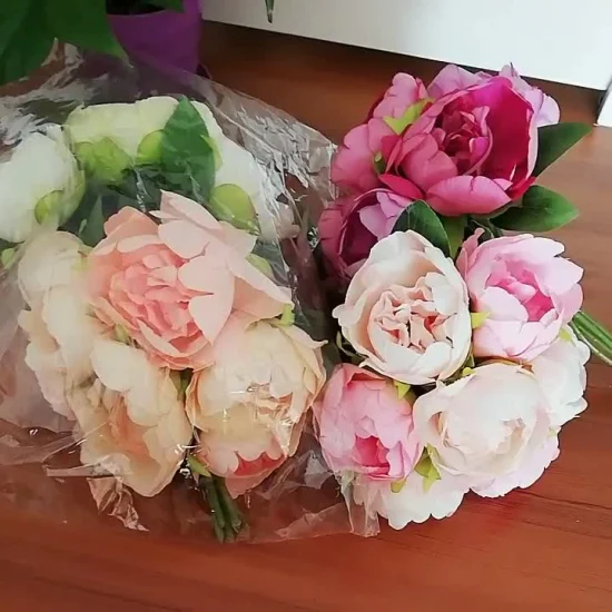 결혼식 가정 훈장을 위한 제조자 공급 인공 고무 거품 꽃